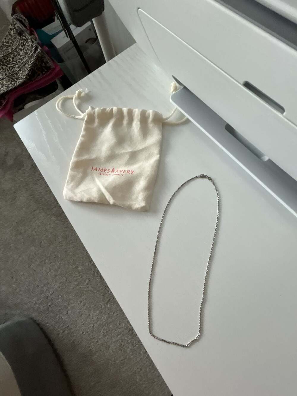 James Avery Sterling Silver Cable Chain Necklace